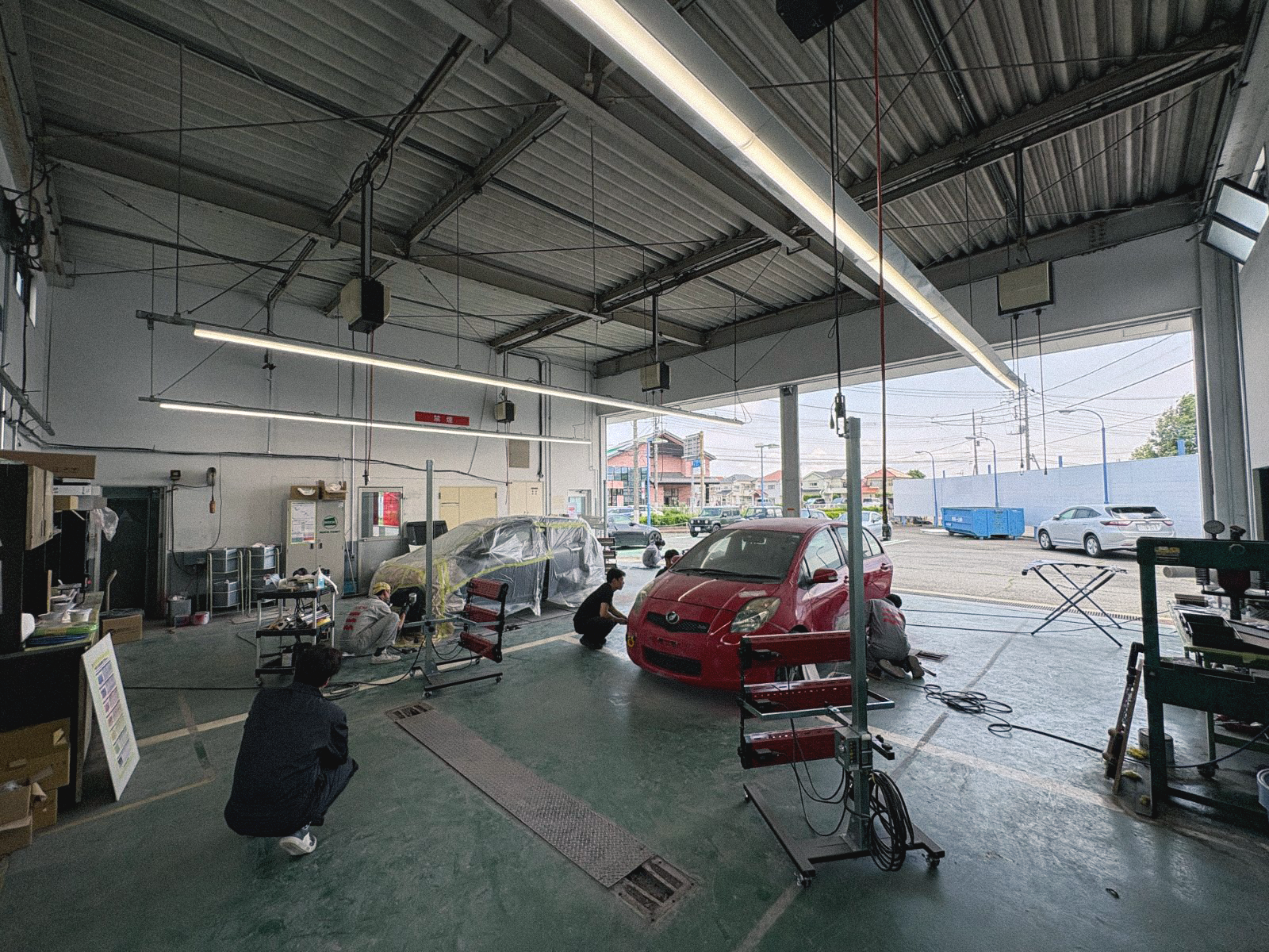 広々とした作業場